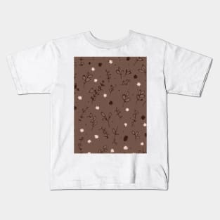 Floral Pattern Minimalistic: Petal Minimalism Palette Kids T-Shirt